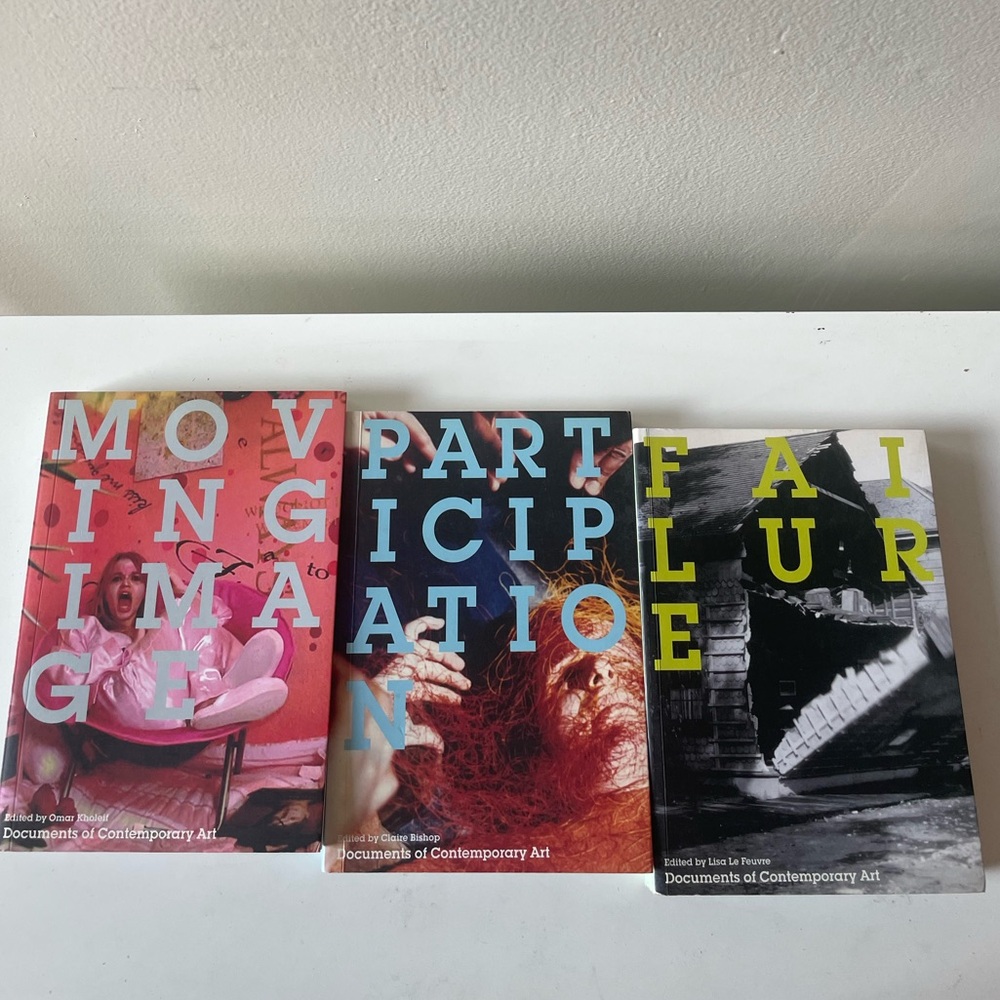 SOLD three White chapel Series Documents Of Contemporary Arts USED ACCEPTABLE